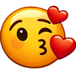 (K) or :kiss: