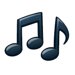(8) or :music: