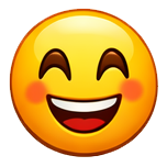:D or :grin: